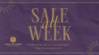 Minimalist Week Discounts Animation Preview