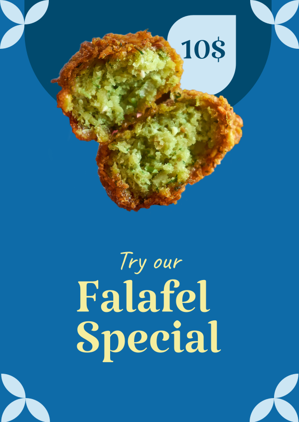 Restaurant Falafel Special  Poster Design Image Preview