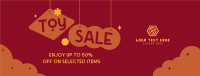 Cute Toys Sale Promo Facebook cover Image Preview