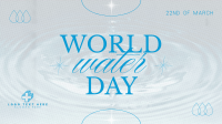 World Water Day Greeting Facebook event cover Image Preview