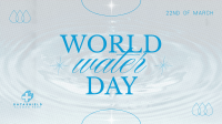 World Water Day Greeting Facebook Event Cover Image Preview