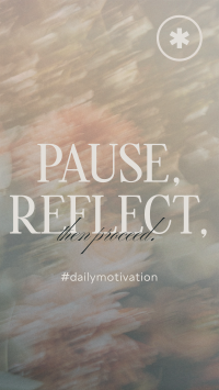 Pause & Reflect Instagram Reel Preview