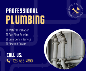 Plumber for Hire Facebook post Image Preview
