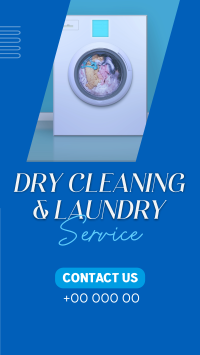 Quality Dry Cleaning Laundry Instagram Story Design