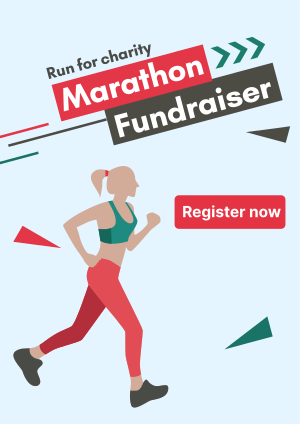 Marathon for Charity Flyer Image Preview