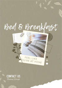 Homey Bed and Breakfast Flyer Image Preview