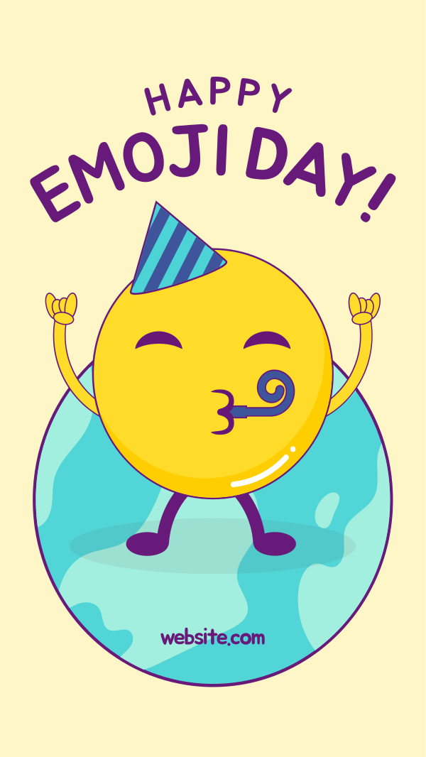 Party Emoji Facebook Story Design Image Preview