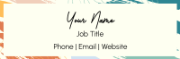 Modern Brush Strokes Email Signature Image Preview