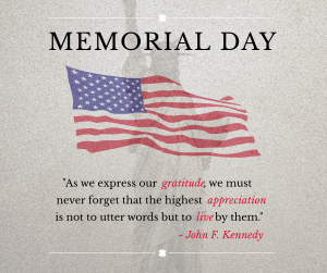 Gratitude Memorial Day Facebook post Image Preview