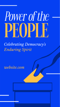 World Democracy Day YouTube short Image Preview