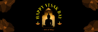 Celebrate Vesak Day Twitter Header Image Preview