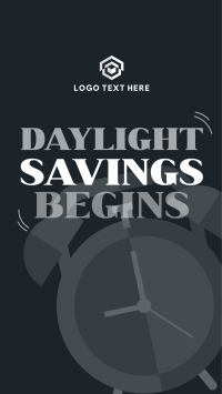 Playful Daylight Savings Facebook Story Design