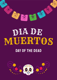 Festive Dia De Los Muertos Poster Image Preview