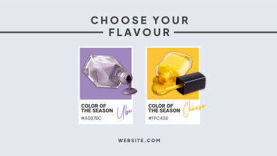 Choose Your Flavour Facebook Event Cover