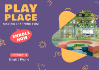 Play Place Postcard Image Preview