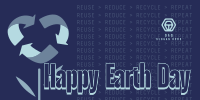 Earth Day Recycle Twitter Post Image Preview