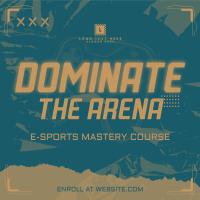 Grunge E-sport Course Instagram post Image Preview