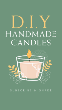 Available Home Candle  YouTube Short Design