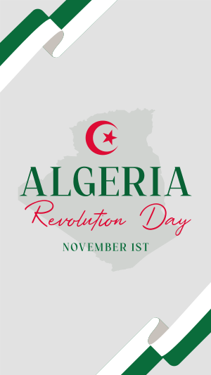 Algerian Revolution Facebook story Image Preview