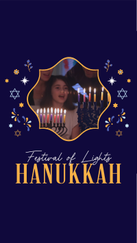 Celebrate Hanukkah Family Instagram reel Image Preview