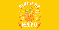 Happy Cinco De Mayo Skull Facebook Ad Design