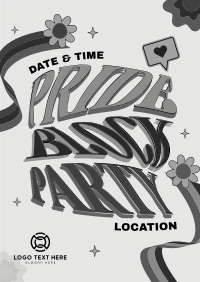 Hippie Pride Party Poster Preview