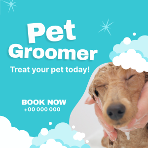 Professional Pet Groomer Instagram post Image Preview