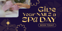 Nail Spa Day Twitter post Image Preview