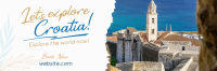 Beautiful Places In Croatia Twitter header (cover) Image Preview