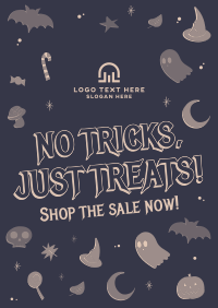 Trick or Treat Sale Poster Image Preview