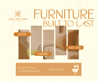 Household Furniture Store Facebook Post Design
