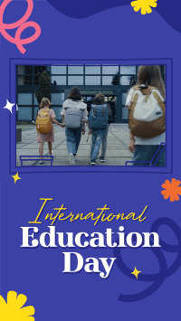 Education Day Celebration Instagram Story Design