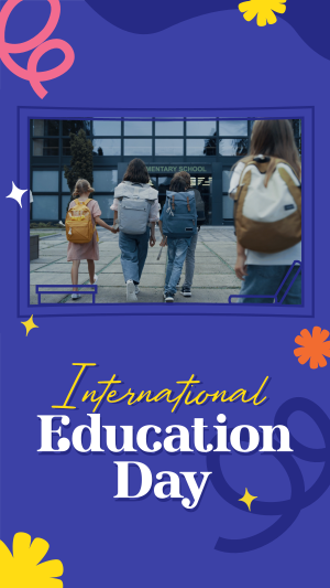 Education Day Celebration Instagram story Image Preview