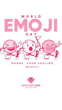Fun Emoji's Facebook Story Design