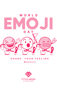 Fun Emoji's Facebook story Image Preview