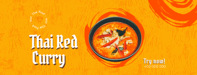 Thai Red Curry Facebook cover Image Preview