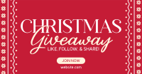 Christmas Giveaway Promo Facebook Ad Image Preview