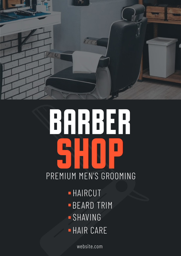 Premium Grooming Flyer Design Image Preview