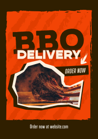 Grilled Barbecue Delivery Poster Preview