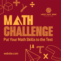Math Quiz Challenge Instagram Post Preview