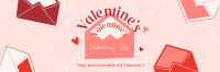 Valentine's Envelope Twitter Header Design