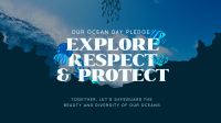 Ocean Day Pledge Facebook event cover Image Preview