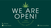 Cannabis Shop Facebook Event Cover Design