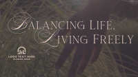 Balanced Life Motivation Animation Image Preview