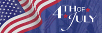 4th of July Flag Twitter Header Image Preview