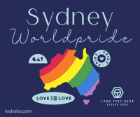Pride Stickers Facebook Post Design