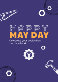 May Day Message Flyer Design