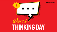 Comic Thinking Day Facebook Event Cover Design