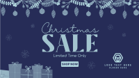 Christmas Gifts Sale Facebook Event Cover Design