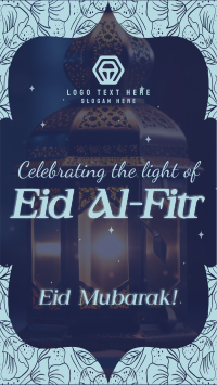 Eid Al Fitr Lantern TikTok video Image Preview